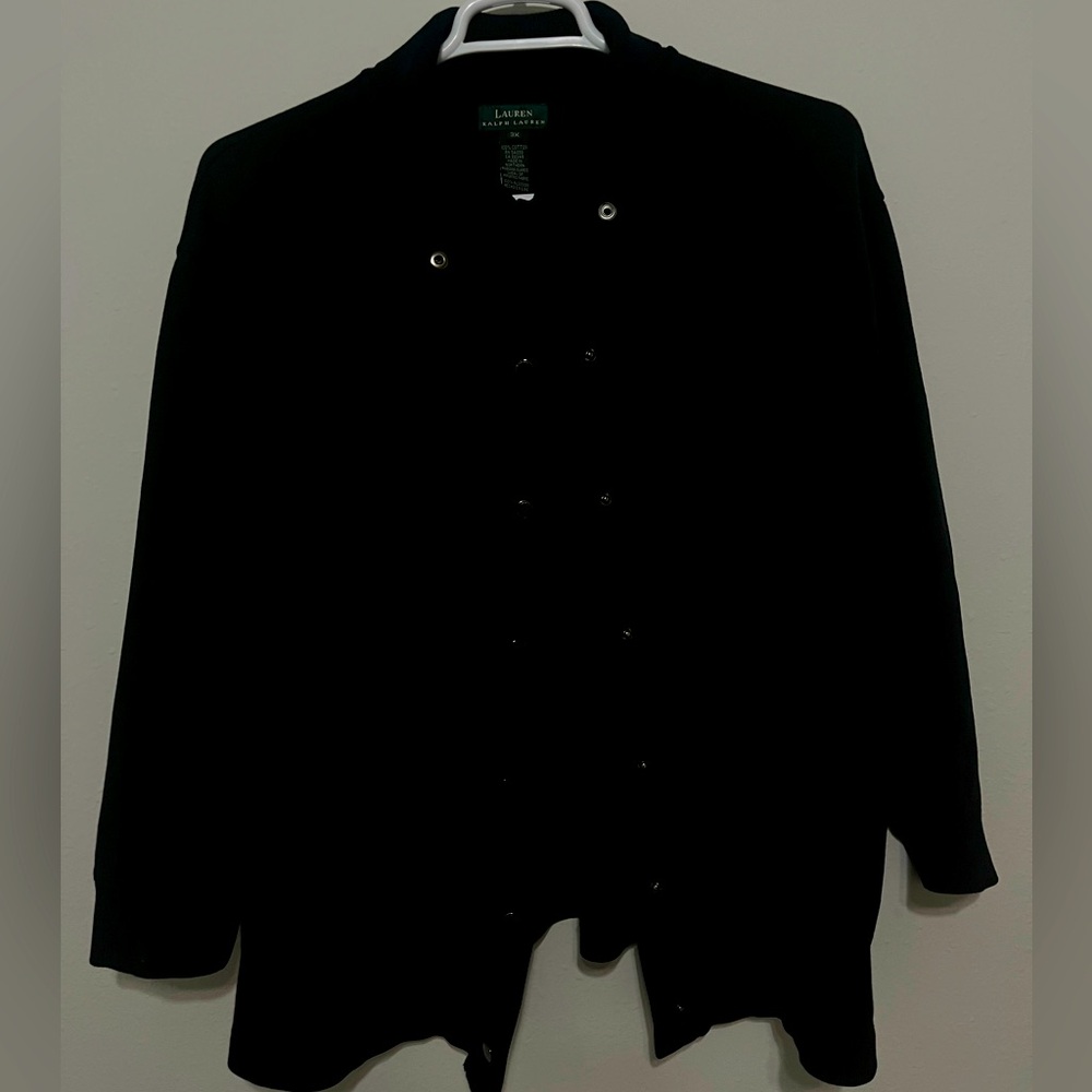 Lauren Ralph Lauren Ralph Lauren Sweater Mock Neck Snap Button size 3X